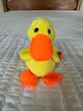Quackers the Duck Beanie Baby 4024